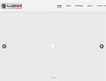 Tablet Screenshot of illuminiastudios.com